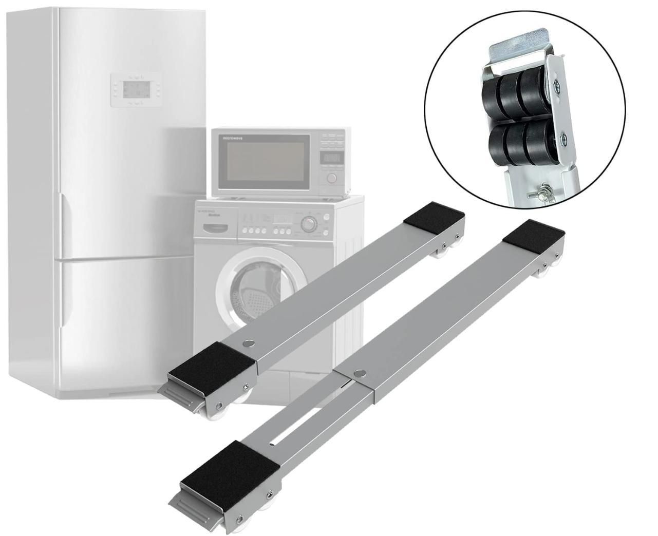 Aluminum Universal Heavy-Duty Adjustable Movable Stand(Pair of 1)