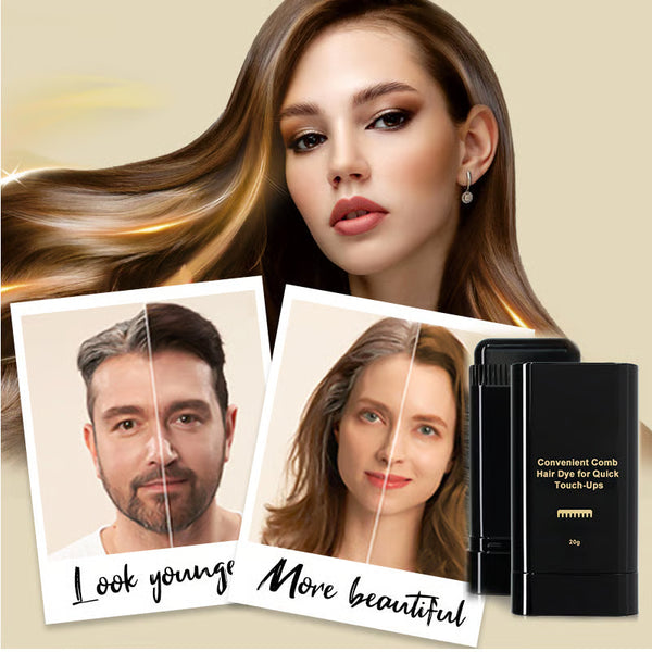 Instant Hair Color Stick with Built-In Comb