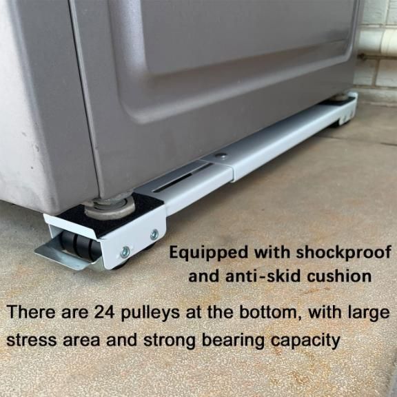 Aluminum Universal Heavy-Duty Adjustable Movable Stand(Pair of 1)