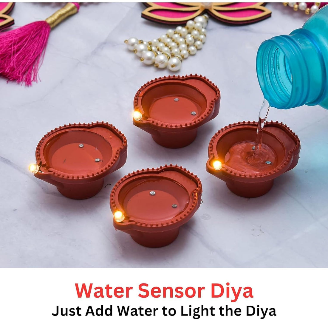 Water Sensor Diyas 12Pcs.