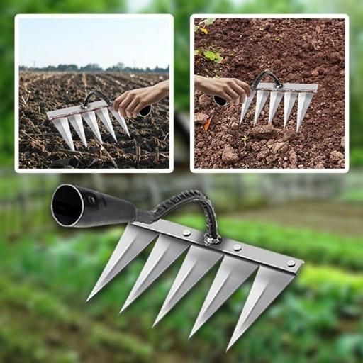 Garden Weeding Tool with 5 Durable Steel Claws - 50% OFF