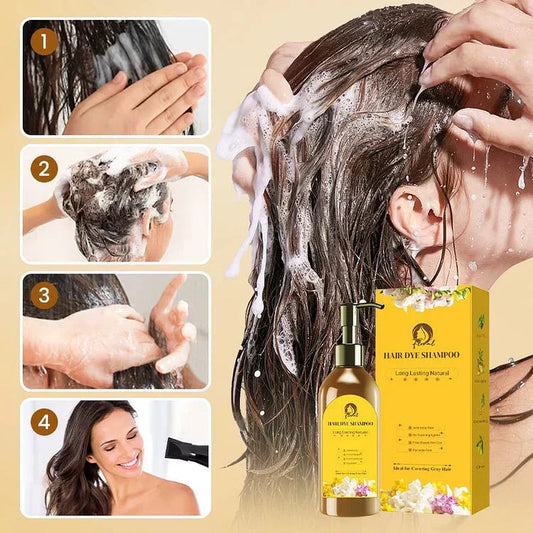 Long Lasting Natural Hair Dye Shampoo Buy 1 Get 1 Free