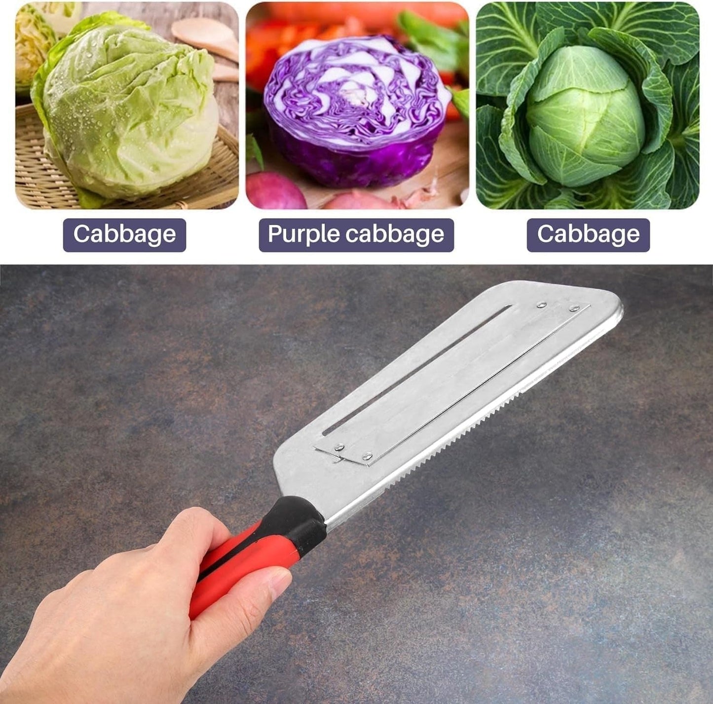 Stainless Steel 2-In-1 Blade Vegetable Shredder