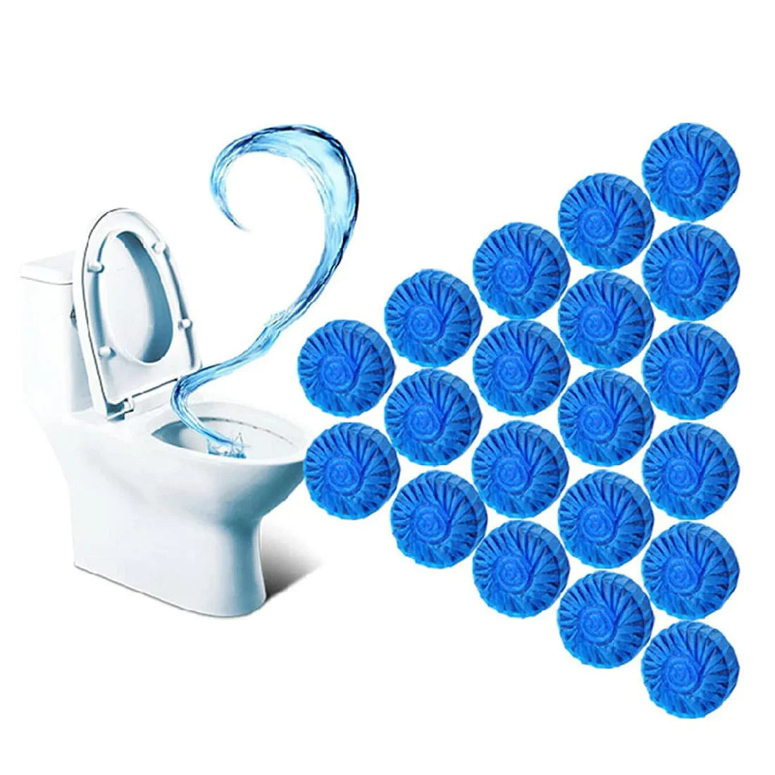 Automatic Toilet Cleaning Tablet Buy 1 Get 1 Free (10pc+10pc)